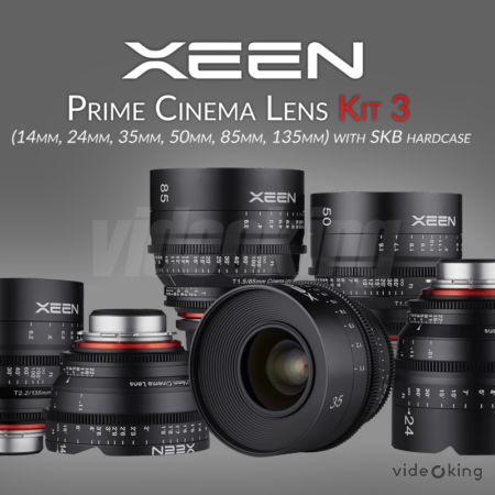 mosterd Niet essentieel engineering XEEN Prime Cinema Lens Kit 2 | 14mm, 24mm, 35mm, 50mm, 85mm with SKB  hardcase - VideoKing EU Store