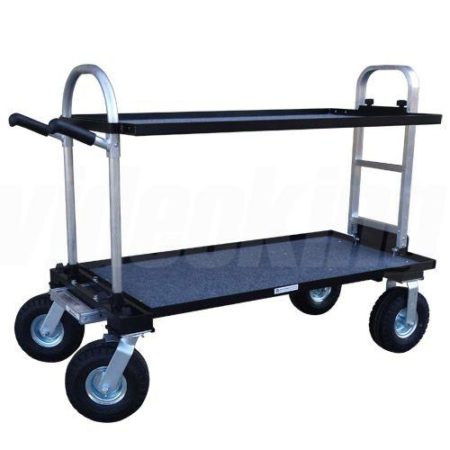 Backstage Rubbermaid Cart with 8 Wheel Kit, 500lbs Capacity, Large