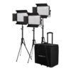 NANLITE Kit Nanlite 3 light kit 1200DSA w/Trolley Case & Light Stand