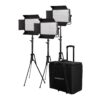 NANLITE Kit Nanlite 3 light kit 1200CSA w/Trolley Case & Light Stand